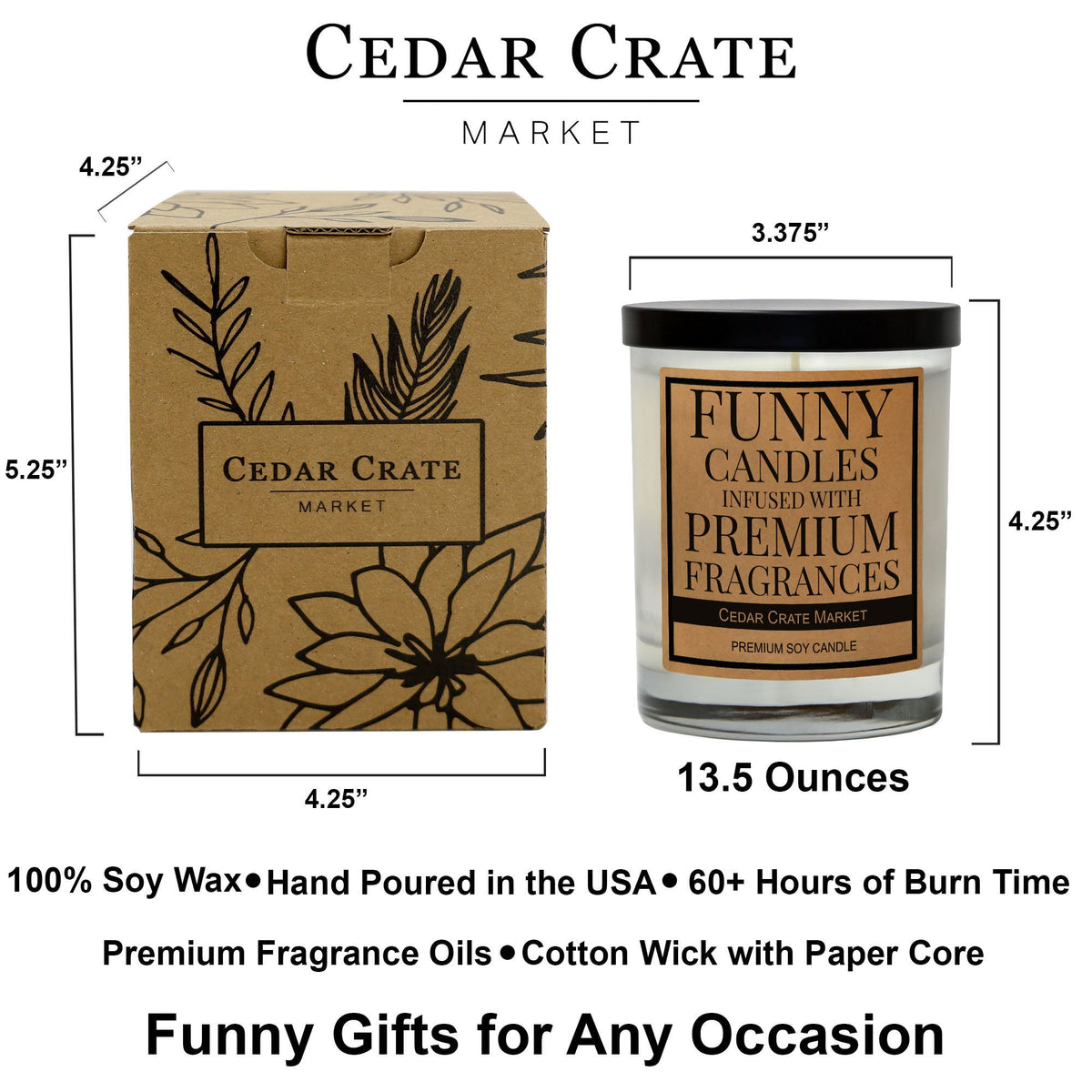 Retirement Candles - Officially Retired, Golden Patchouli