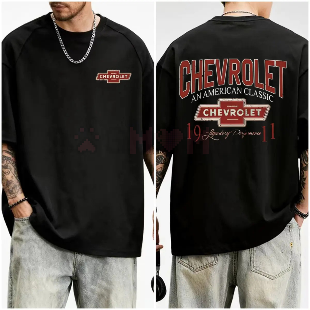Vintage Chevrolet T-Shirt – Classic 1911 Chevy Logo Graphic Tee | Retro American Car Shirt