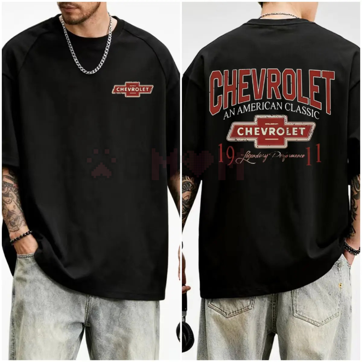 Vintage Chevrolet T-Shirt – Classic 1911 Chevy Logo Graphic Tee | Retro American Car Shirt
