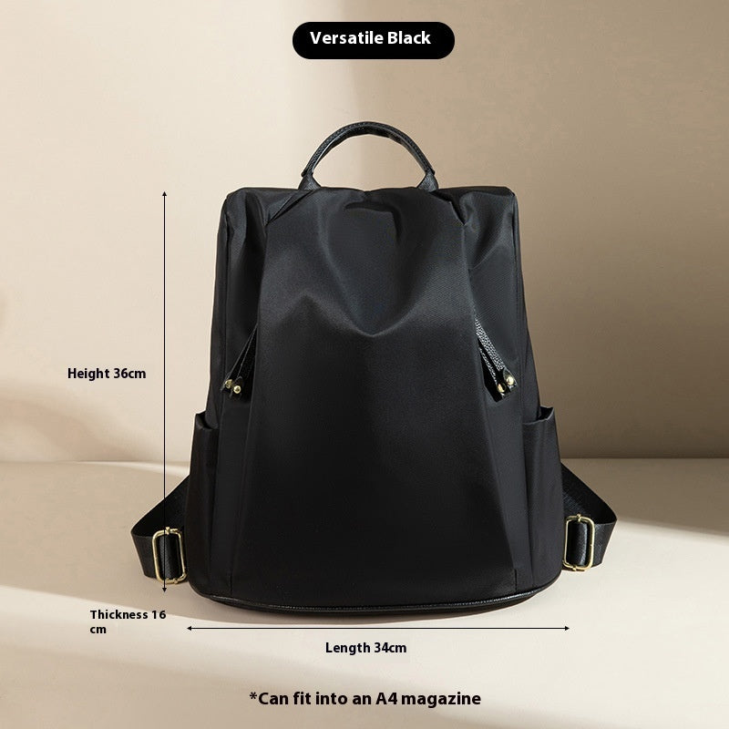 Fashion Commuter Contrast Color Travel Bag Large-capacity Backpack