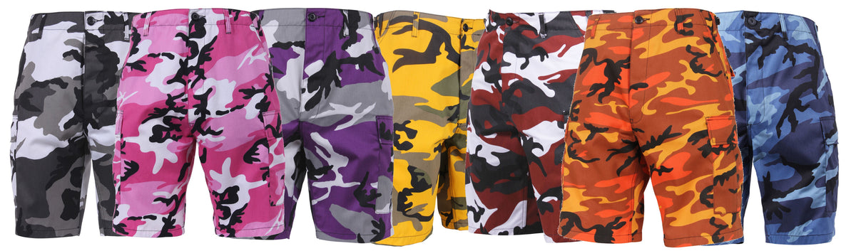 Rothco Colored Camo BDU Shorts - Various Colors
