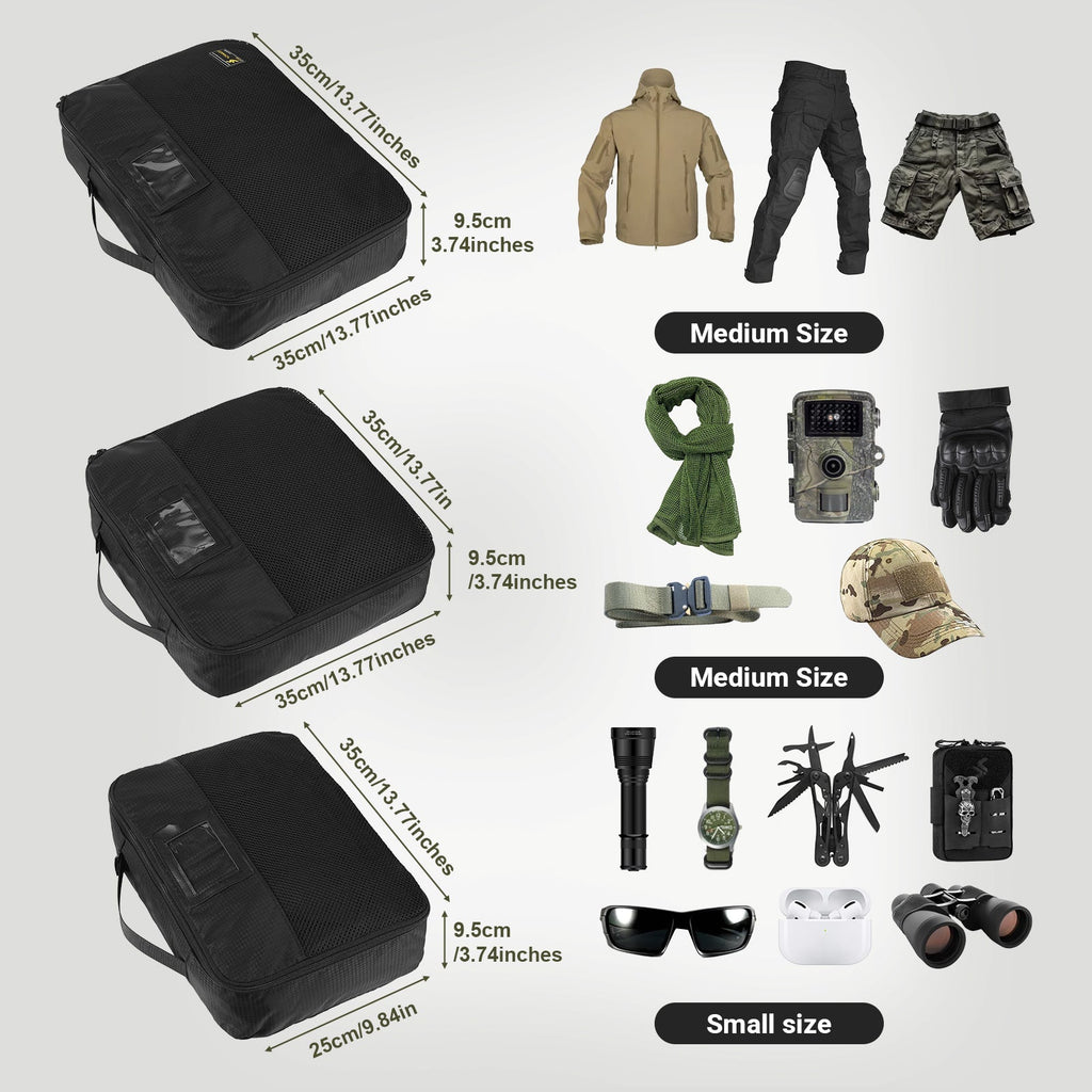 VOTAGOO® Tactical Packing Cubes 6 Packs