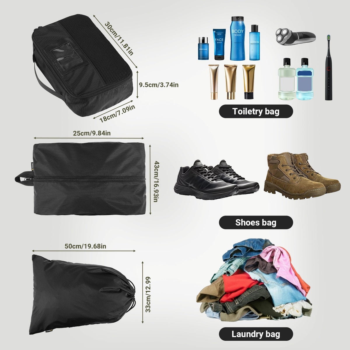 VOTAGOO® Tactical Packing Cubes 6 Packs