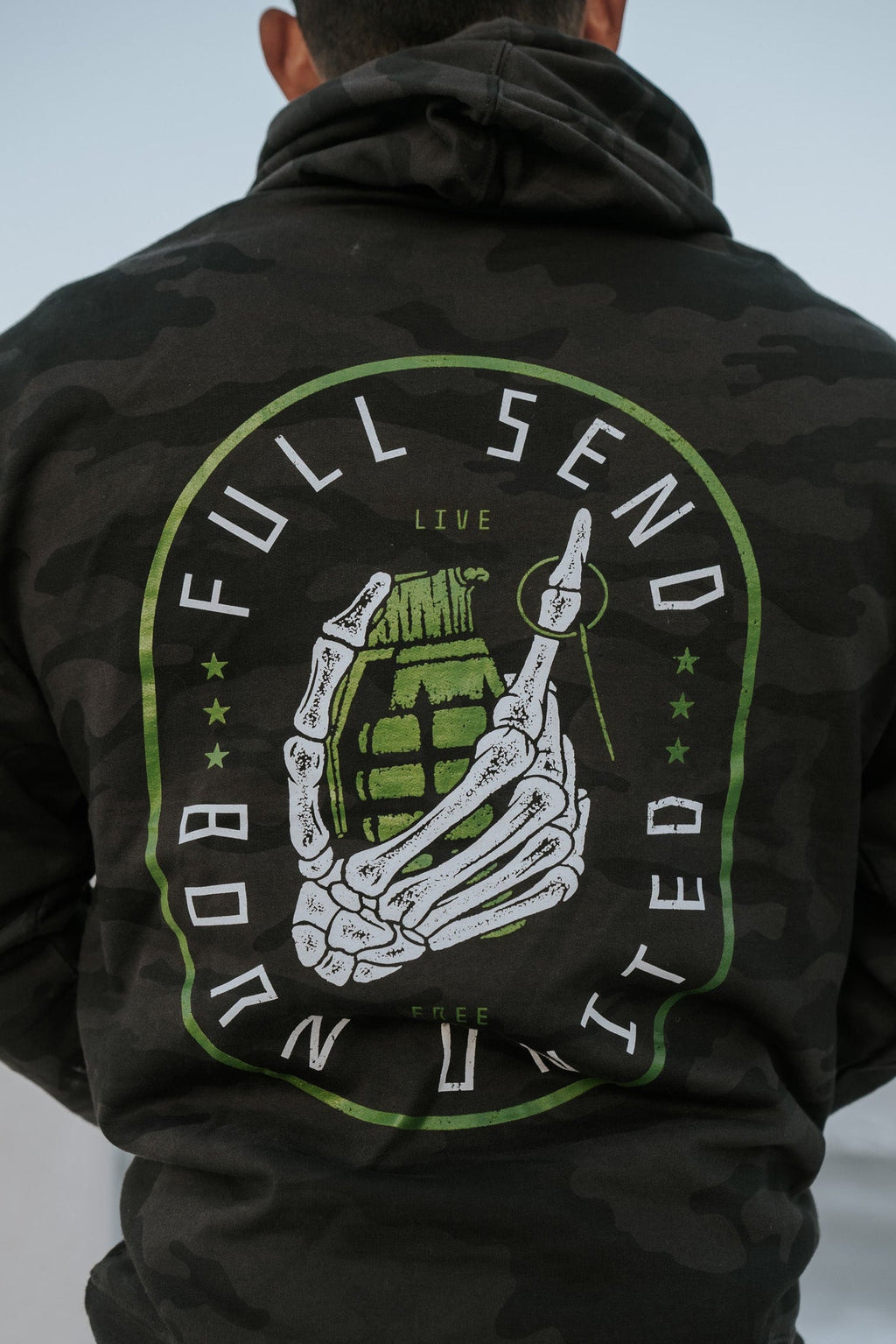 Full Send Camo Hoodie