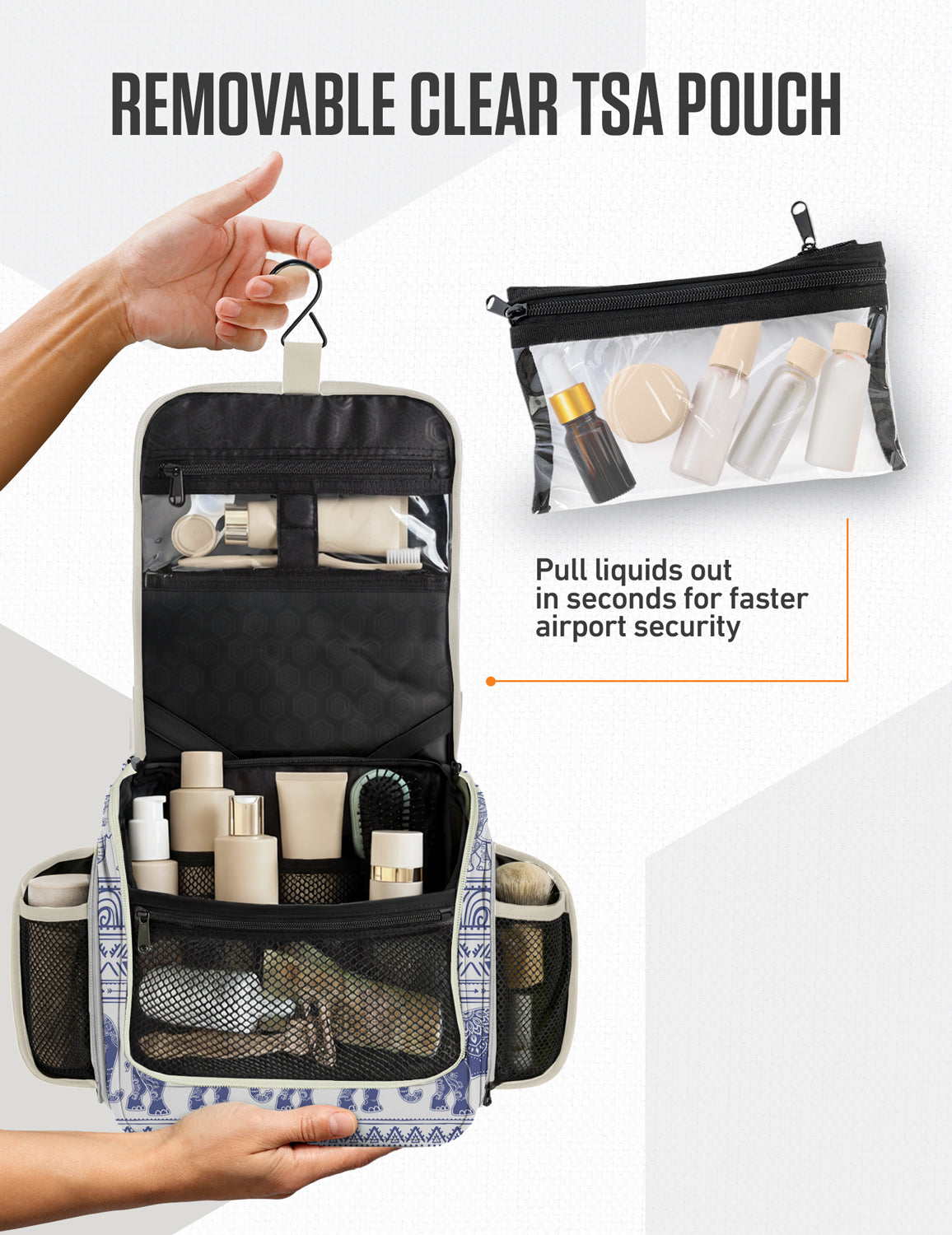 Hanging Travel Toiletry Bag