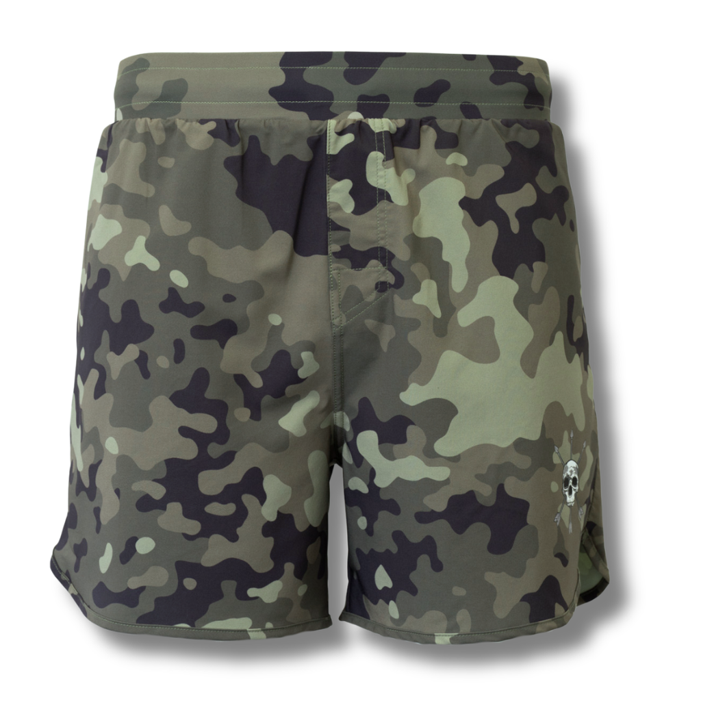MEN'S | HYBRID SHORT : EVERGREEN CAMO